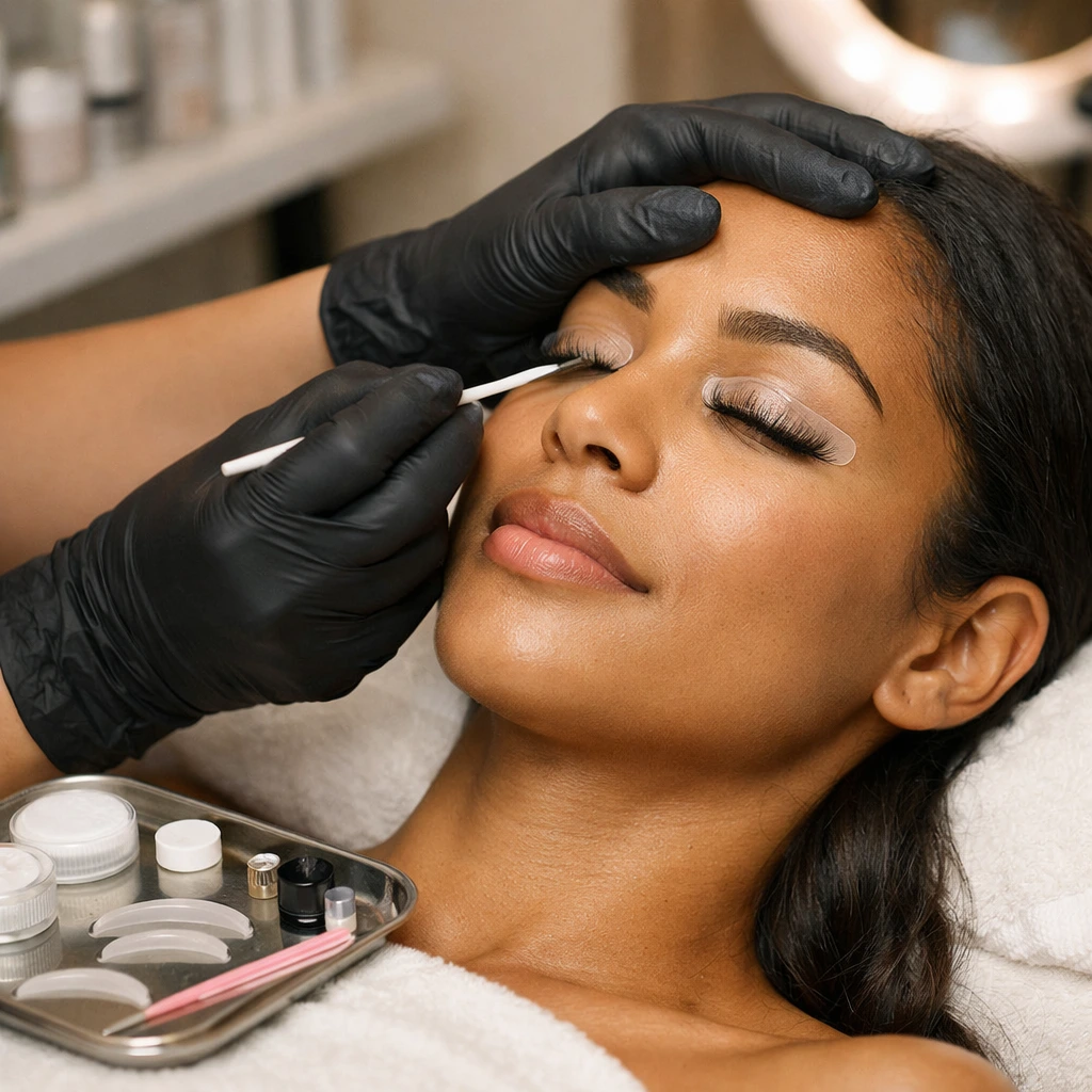 Lash Lift Treatment treatment result at EM Lash Studio Collinsville in Collinsville, IL
